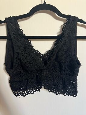 Altar'd State Black Lace Bralette